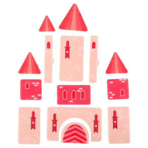 Montessori szenzoros manipulációs tábla bőrönd hátizsák rózsaszín