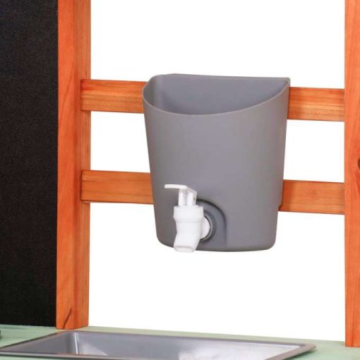 Sárkonyha fakerti kerekeken kiegészítők kültéri csaptelep Lulilo Sableto 116 cm