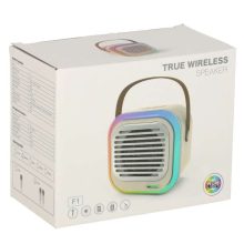 USB Bluetooth karaoke hangszóró, krém