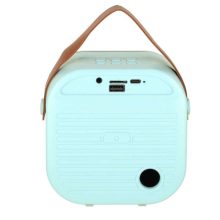 USB Bluetooth karaoke hangszóró kék