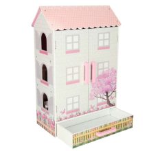 Fa babaház Lulilo Papilio rózsaszín 80cm