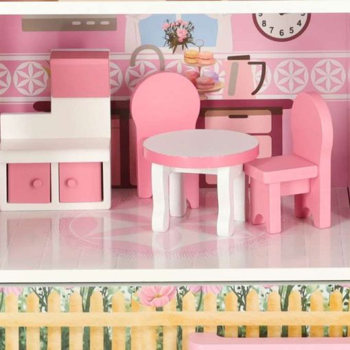 Fa babaház Lulilo Papilio rózsaszín 80cm