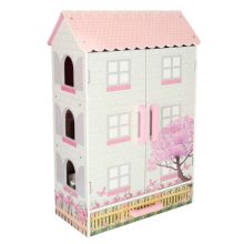 Fa babaház Lulilo Papilio rózsaszín 80cm