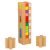 Színes Montessori oktatási fa puzzle blokkok
