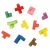 Színes Montessori oktatási fa puzzle blokkok