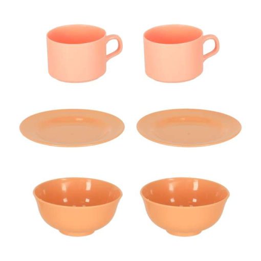 Mosogató konyhai mosogató valódi vízzel, tartozékokkal, rózsaszín, 15 db.