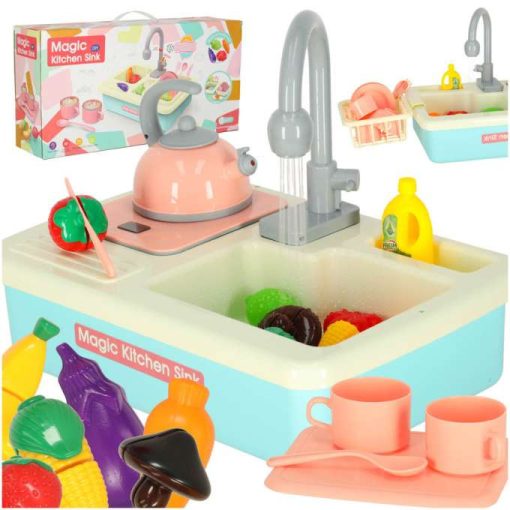 Gyermek mosogató, XXL kék kiegészítőkkel