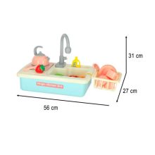 Gyermek mosogató, XXL kék kiegészítőkkel