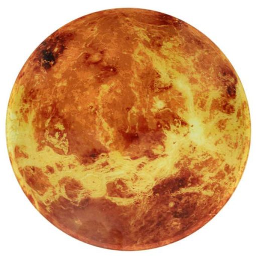 Planet Mars falióra LED kijelzővel, 32 cm, narancssárga