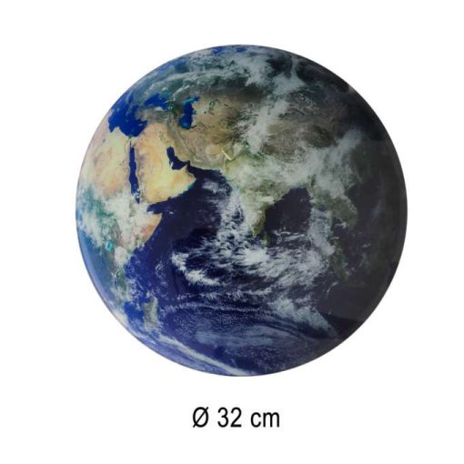 Planet Earth falióra LED kijelzővel 32 cm kék