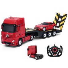 Távirányítós autó Rastar 74920 Mercedes-Benz Actros 1:26 piros