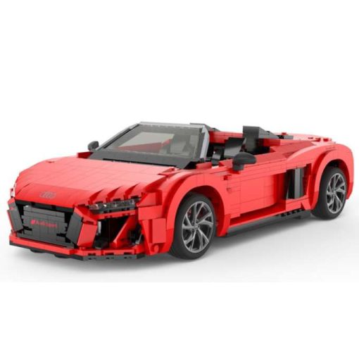 Rastar 93800 autó AUDI R8 Spyder 1:14 építő blokkok 1440 db 33cm