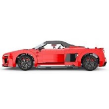 Rastar 93800 autó AUDI R8 Spyder 1:14 építő blokkok 1440 db 33cm
