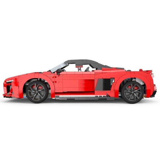 Rastar 93800 autó AUDI R8 Spyder 1:14 építő blokkok 1440 db 33cm