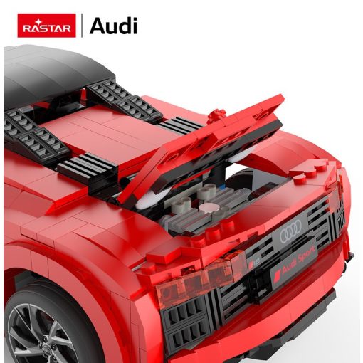 Rastar 93800 autó AUDI R8 Spyder 1:14 építő blokkok 1440 db 33cm