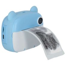 Instant fényképezőgép gyerekeknek, kék mackó