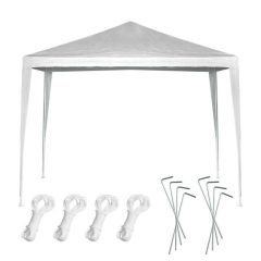   Kerti pavilon, partisátor, kereskedelmi, pavilon, fehér, 3 x 3 m