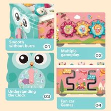 szenzoros játék babáknak 8 az 1-ben, rózsaszín 