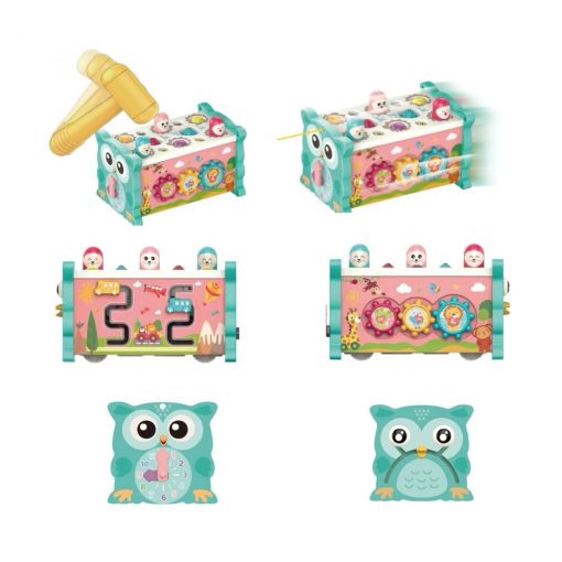 szenzoros játék babáknak 8 az 1-ben, rózsaszín 