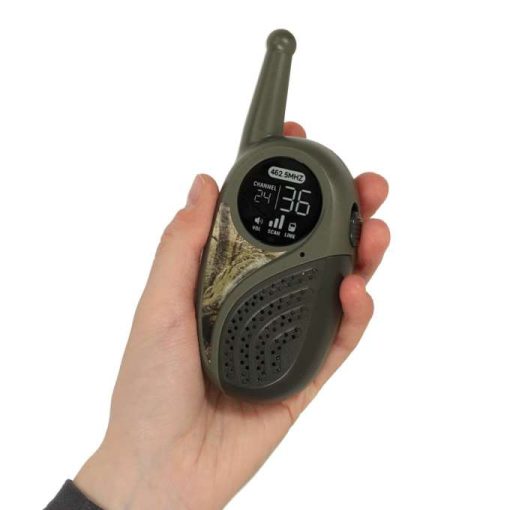 Walkie Talkie rövidhullámú szett kapcsolótáblával gyerekeknek, khaki