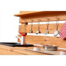 Kerti Iszapkonyha A Hátsó Udvarba Fa Kiegészítőkkel