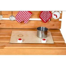 Kerti Iszapkonyha A Hátsó Udvarba Fa Kiegészítőkkel