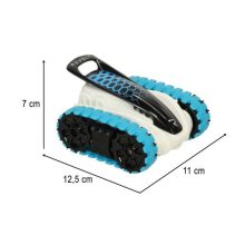 REVOLT TG1006 távirányítós autó RC lánctalpas jármű, nagy teljesítményű pályaversenyző, 2,4 GHz-es LED, terepjáró hatótávolság akár 40 m, kék