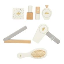 Fából Készült Fésülködőasztal Lánynak Tükörrel, Üléssel És Lulilo Bella Kiegészítőkkel