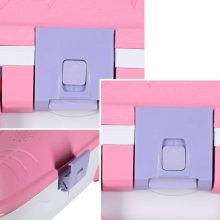 Kabinos Utazóbőrönd Kerekes Gyerekeknek, Névvel Ellátott Kézipoggyász, Rózsaszín