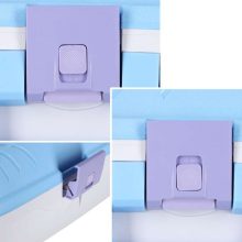 Kabinos Utazóbőrönd Kerekes Gyerekeknek, Névvel Ellátott Kézipoggyász, Kék