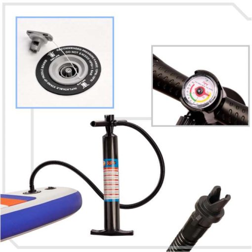 Sup Felfújható Deszka Paddleboard Tartozékokkal 380cm 160kg