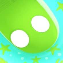  Baba Úszógyűrű, Felfújható Gyűrű Gyerekeknek, Üléssel És Tetővel, Zöld, 1-2 Éves Korig, 18 Kg