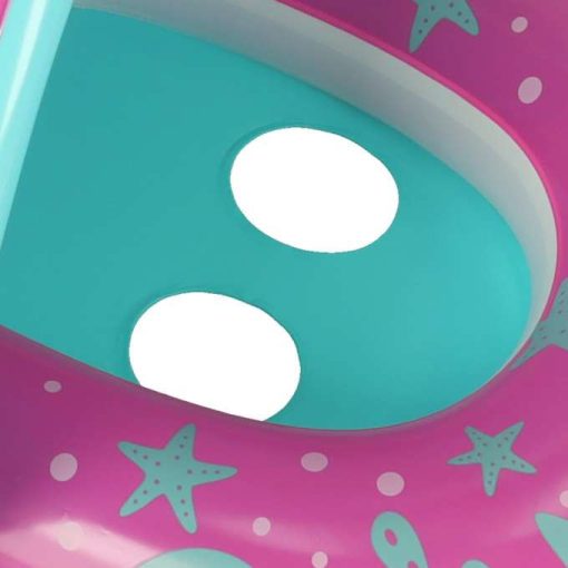 Felfújható Gyűrű Gyerekeknek, Üléssel És Tetővel, Rózsaszín, 1-2 Éves Korig, 18 Kg