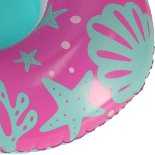 Felfújható Gyűrű Gyerekeknek, Üléssel És Tetővel, Rózsaszín, 1-2 Éves Korig, 18 Kg