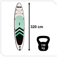 Sup Felfújható Deszka Paddleboard Tartozékokkal 320cm 150kg