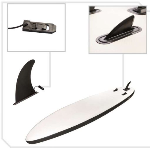 Sup Felfújható Deszka Paddleboard Tartozékokkal 320cm 150kg