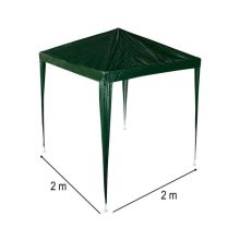 Kerti pavilon, partisátor, kereskedelmi, pavilon, zöld 2 x 2m