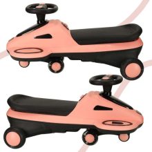 Gravitációs Ráhajtható Led-es Kerekekkel, Zenével Játszó Robogó 74cm Rózsaszín És Fekete Max 100kg