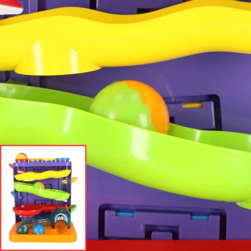 Interaktív Labdapálya 3 Az 1-ben Labdapálya Labdahajtó Kalapácsokkal Pingvin + Autó