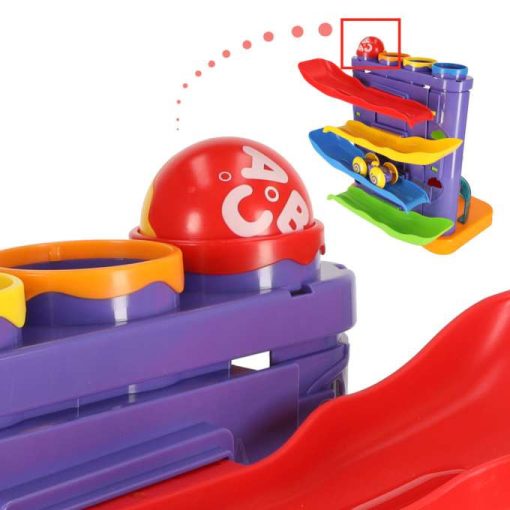 Interaktív Labdapálya 3 Az 1-ben Labdapálya Labdahajtó Kalapácsokkal Pingvin + Autó