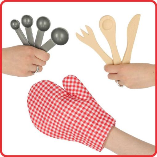 Jelmez Karnevál Jelmez Szakács Álarc Szett 3+