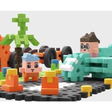 Építési Blokkok Mini Ostyák Levegő 148 Elemet Mutatnak