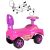 Mosolygós Tolókocsi Rózsaszín Kürttel