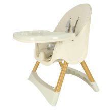 Krémszínű Etetőszék Tárolótálcával