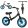 Trike Fix Balance Egyensúlykerékpár Kék Futóbicikli