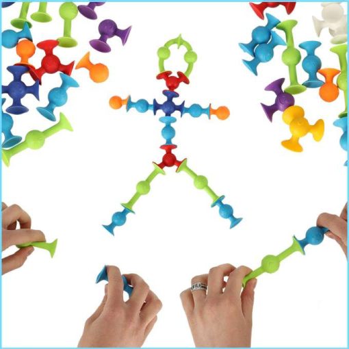 Építőelemek Szilikon Tapadókorongok 50 Db