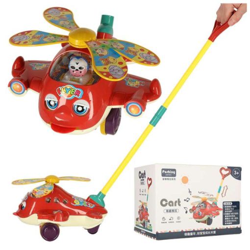 Toló Egy Bot Sík Helikopter Hanggal