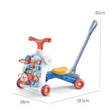  Multifunkciós Járássegítő Tolójárós, Lovagolható Interaktív Asztal 5 Az 1-ben