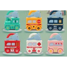 Montessori Oktatójáték Zárakkal És Kulcsokkal Képtársítás Vonat Játék 6db