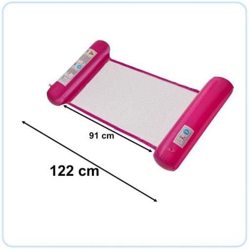 Légmatrac Fotel Függőágy Úszáshoz 120cm Rózsaszín